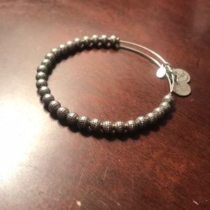 Silver beaded Alex and Ani bracelet